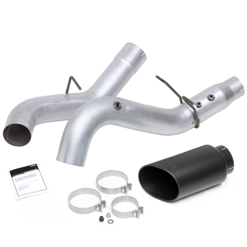 Banks Power 17-19 Chevy Duramax L5P 2500/3500 Monster Exhaust System w/ Black Tip