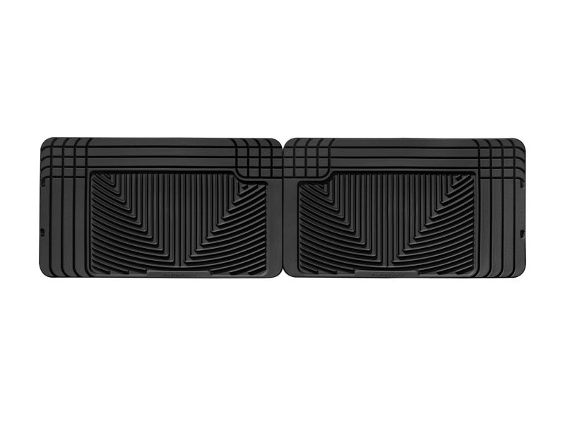 WeatherTech 96 GMC Rally Van Rear Rubber Mats - Black