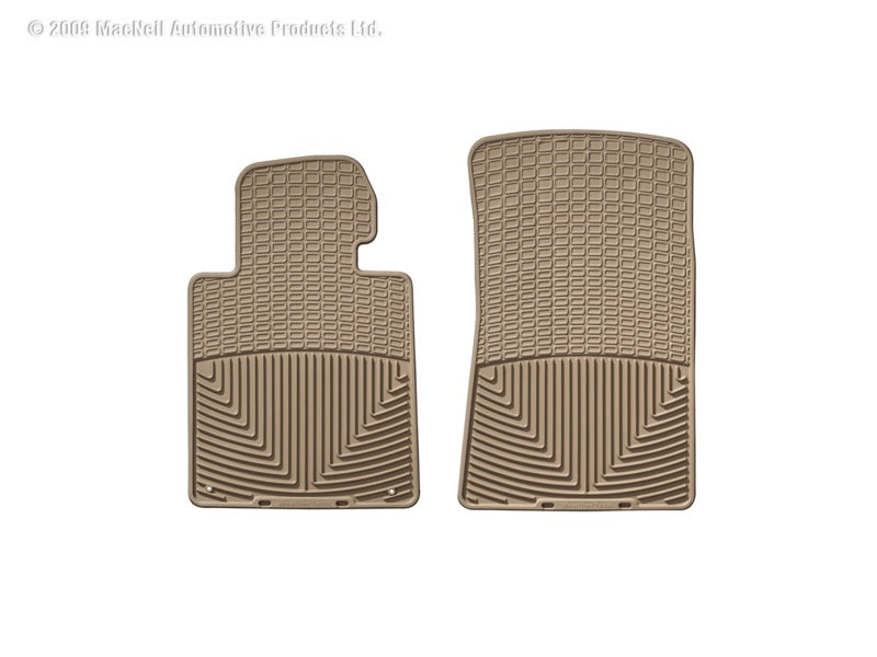 WeatherTech 99 BMW M3 Convertible Front Rubber Mats - Tan